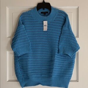 Ann Taylor women’s Blue Knit Sweater